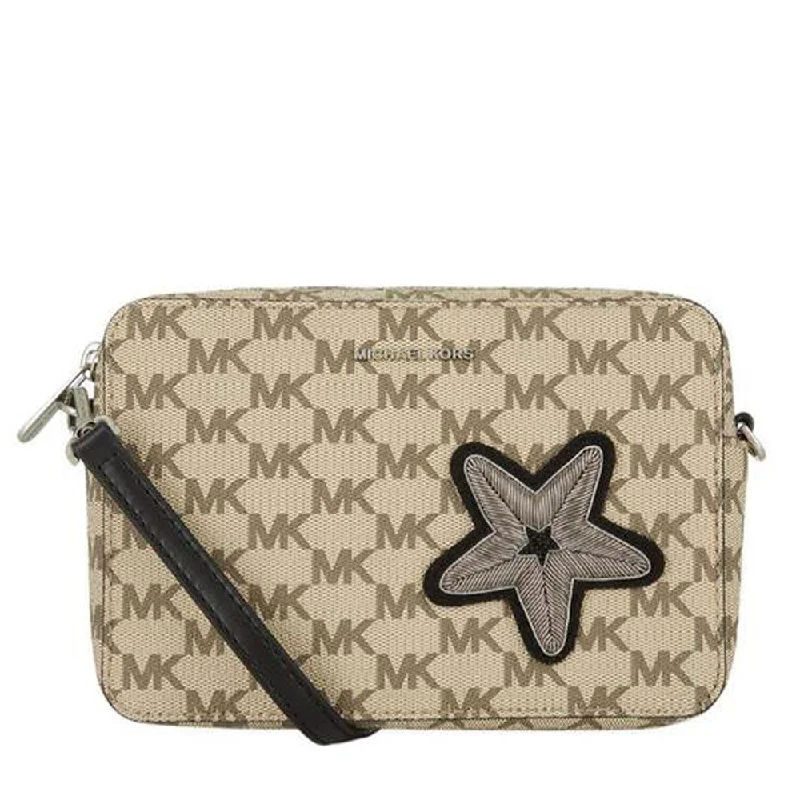 Michael Kors Women's Patches Star-Fish Medium Camera Crossbody Bag