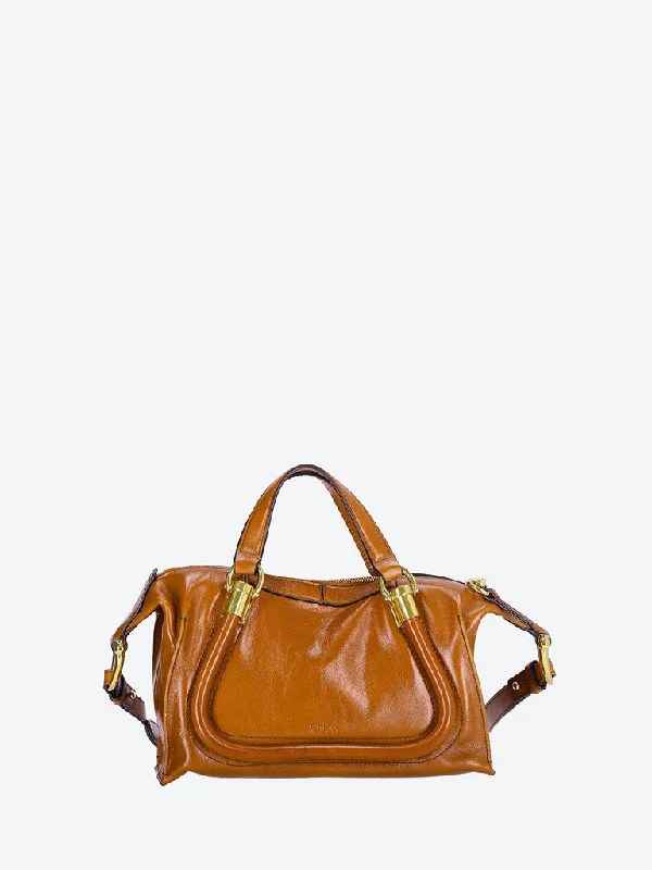 Natural shiny calfskin Paraty 24 handbag