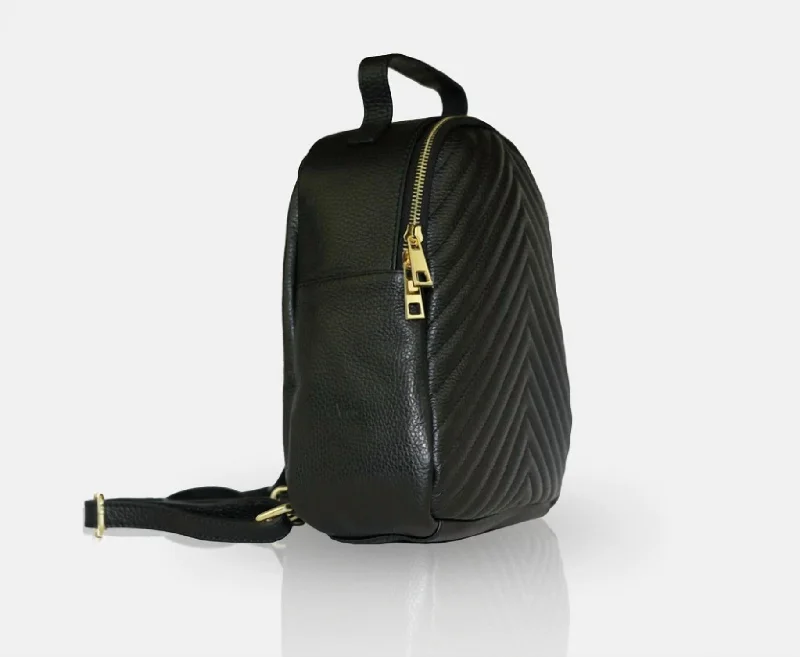 Crete Backpack Bag In Black