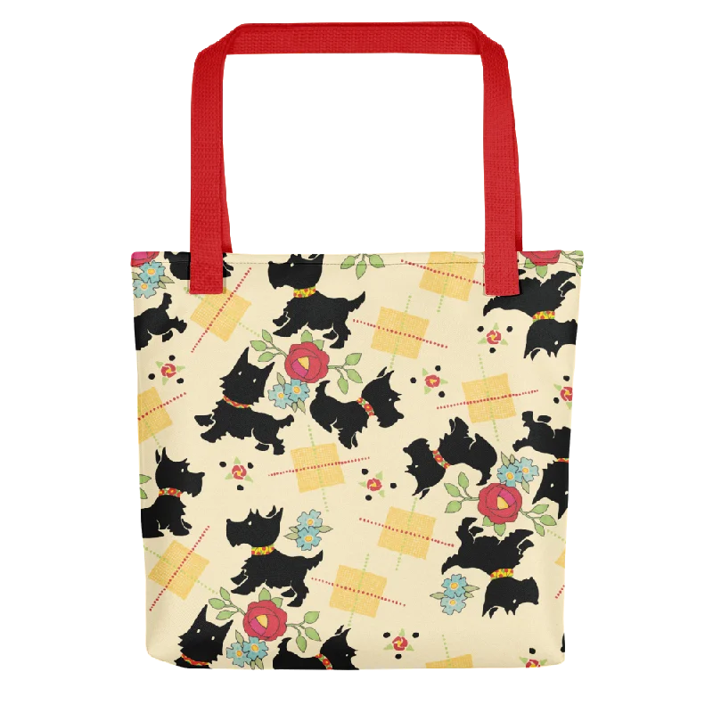 Frolicking Scotties Tote bag