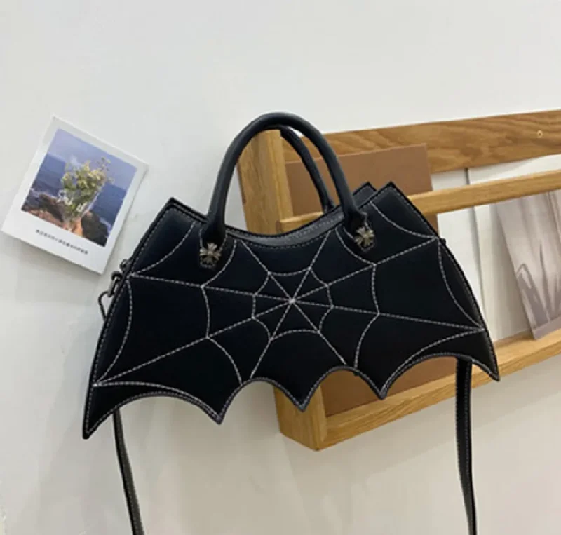 Instant Shipping! Spiderweb Bat Handbag