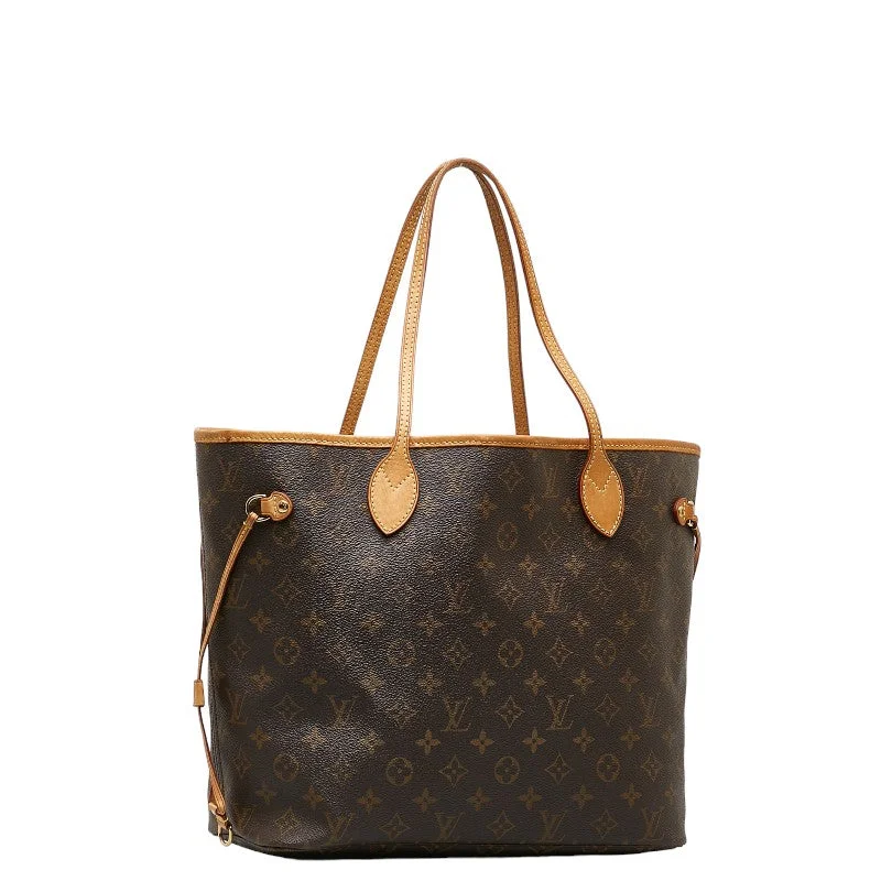 Louis Vuitton Monogram M40156 Neverfull Tote Bag PVC/Leather Brown