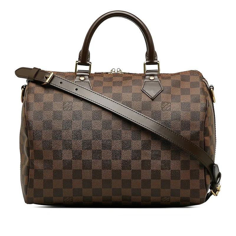 Louis Vuitton Speed Bandriel 30 Handbag Shoulder Bag 2WAY N41367 Brown PVC Leather Ladies Louis Vuitton