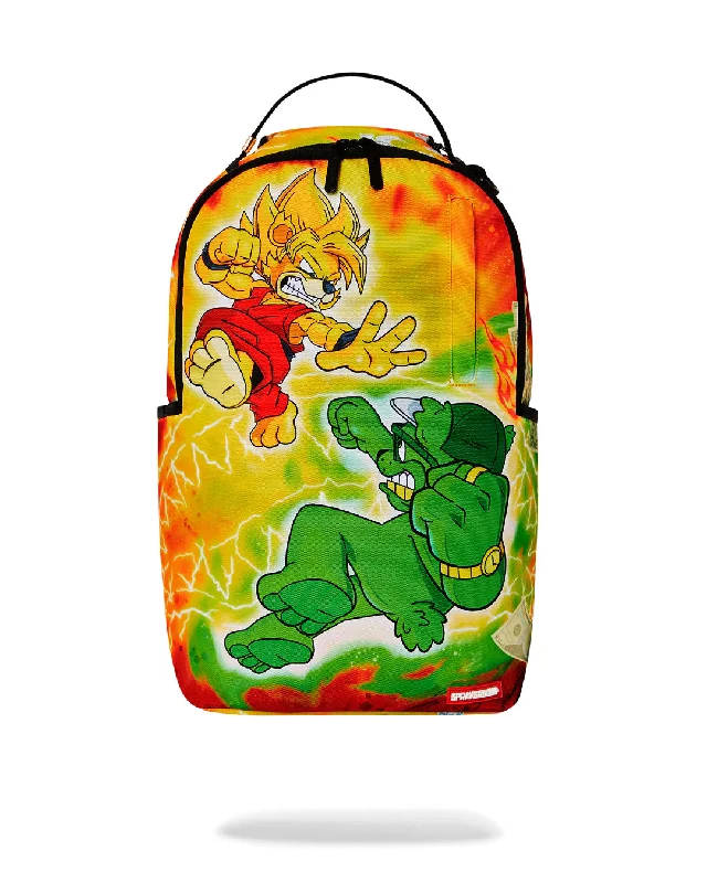 Sprayground Backpack DRAGON BEAR VS MONEY BEAR DLXSR BACKPACK