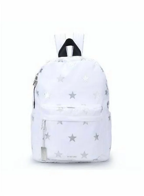 Women's Lavana Handbag Backpack In White/silver