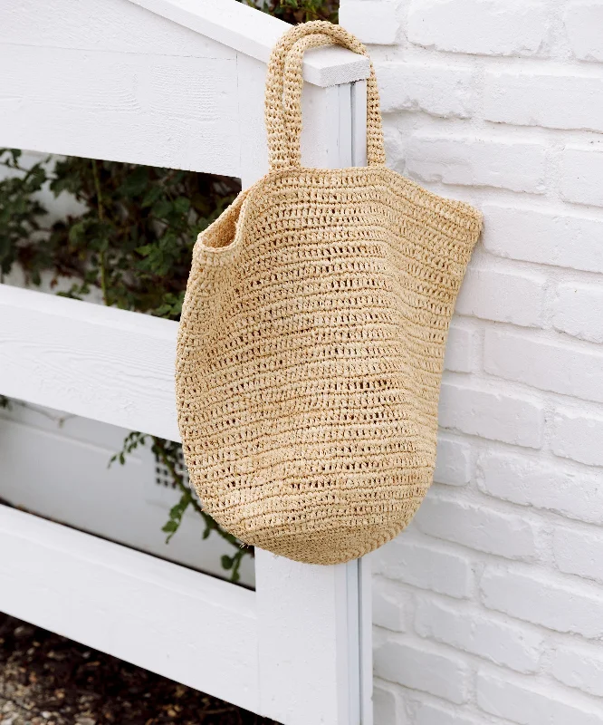 Woven Raffia Tote