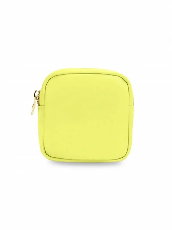 Classic Mini Pouch In Lime