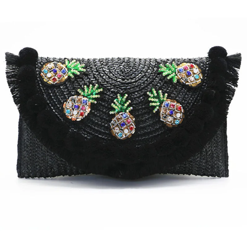 High Quality Straw Clutch Envelope Bag