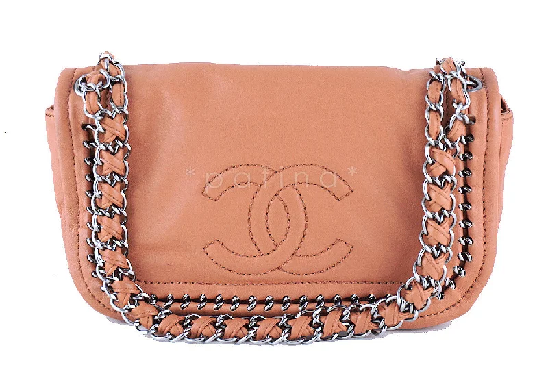 Chanel Camel Beige Classic Luxury Ligne Flap Bag