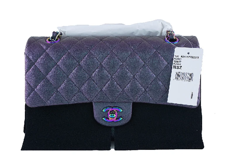 NWT 16C Chanel Iridescent Purple Medium Classic 2.55 Double Flap Bag