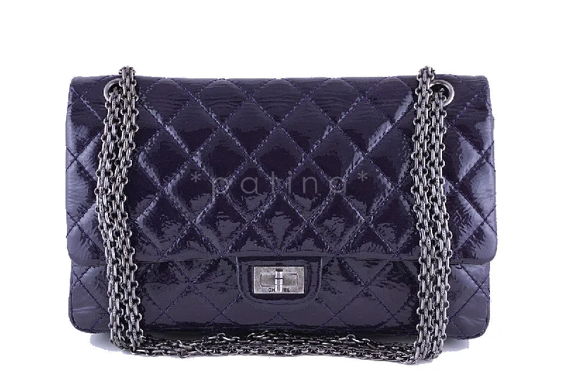 Chanel Violet Purple Patent 226 Reissue Classic 2.55 Double Flap Bag