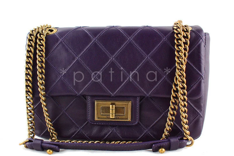 Chanel Purple Violet Reissue Cosmos Flap Bag (New)