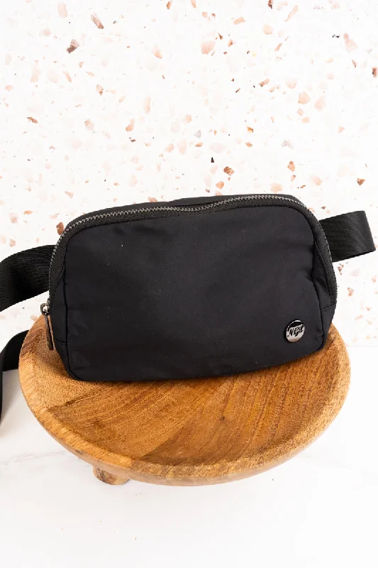 Black Brooklyn Belt Bag