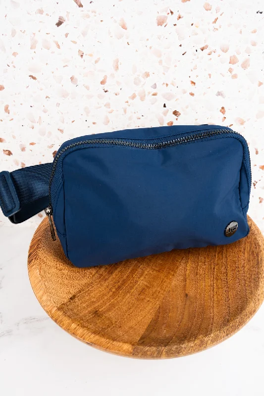 Blue Brooklyn Belt Bag