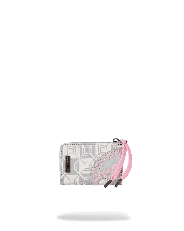 Sprayground Wallet Ai STUNNA CREAM WALLET Grey