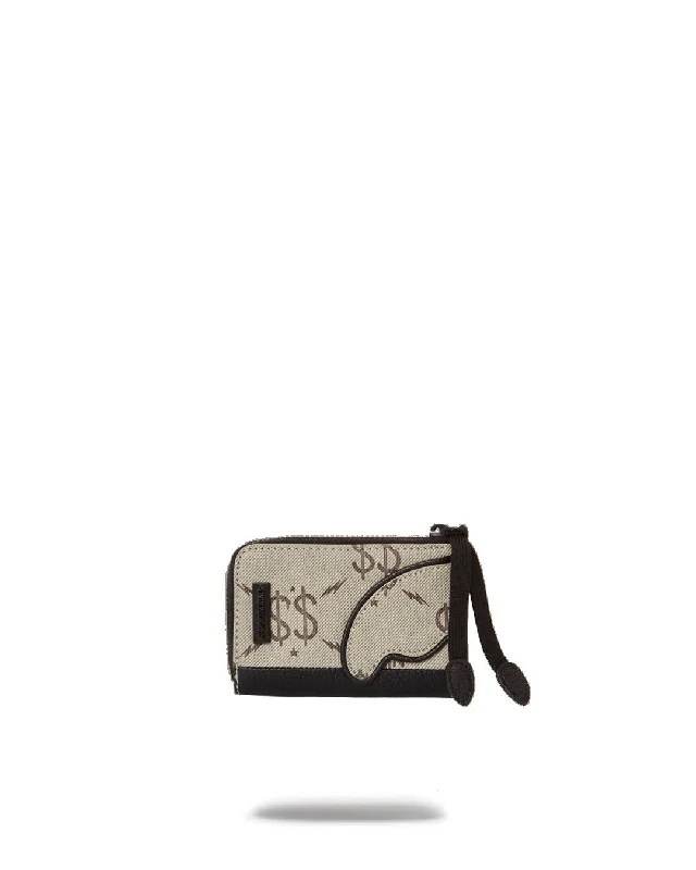 Sprayground Wallet DOUBLE MONEY WALLET  Beige