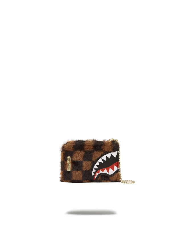 Sprayground Wallet FUR SHARKS IN PARIS WALLET   Brown