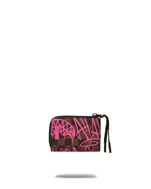 Sprayground Wallet SHARKS IN NEW YORK WALLET   Fuchsia