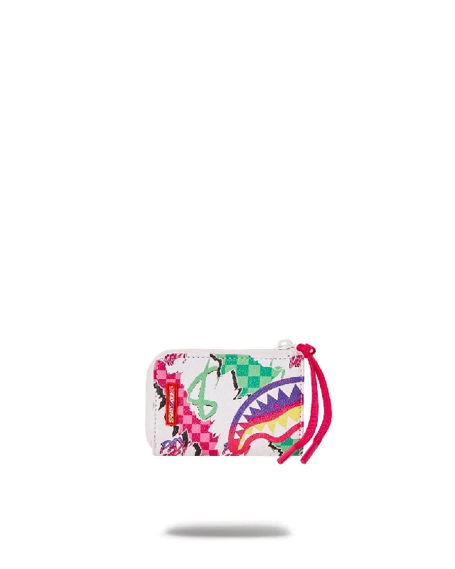 Sprayground Wallet WTF WALLET  White