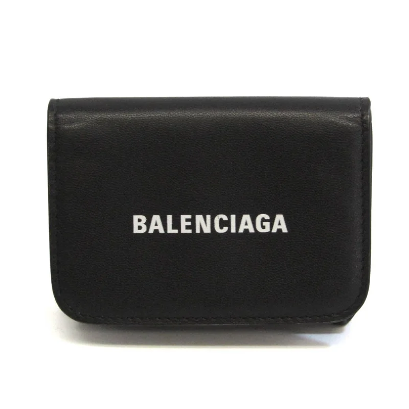 Balenciaga Cash Mini Wallet  Leather Wallet  (Pre-Owned)