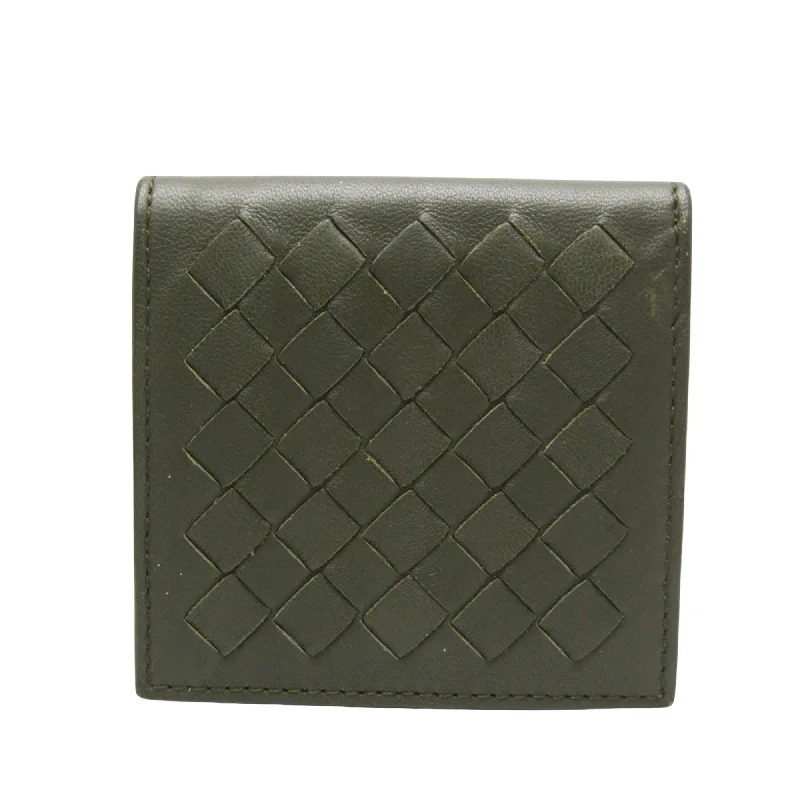 Bottega Veneta Intrecciato  Leather Wallet  (Pre-Owned)