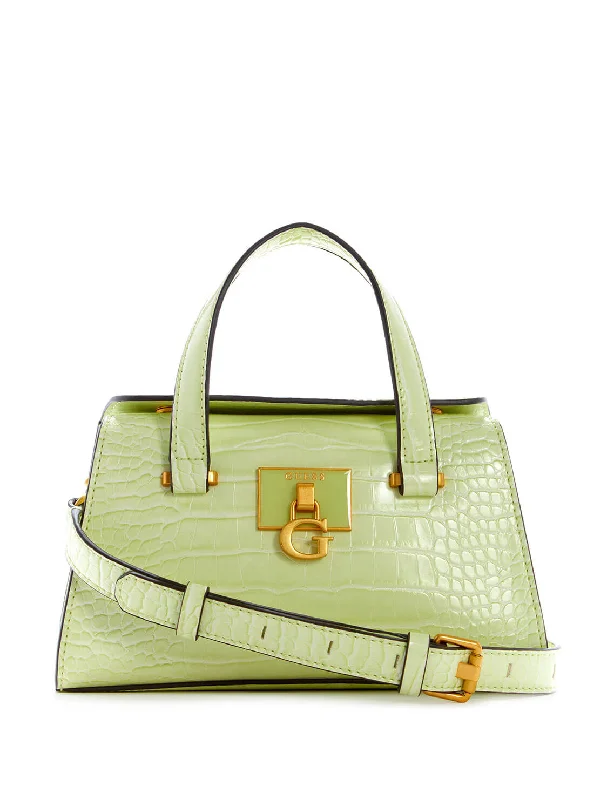 Green Croc Stephi Mini Satchel