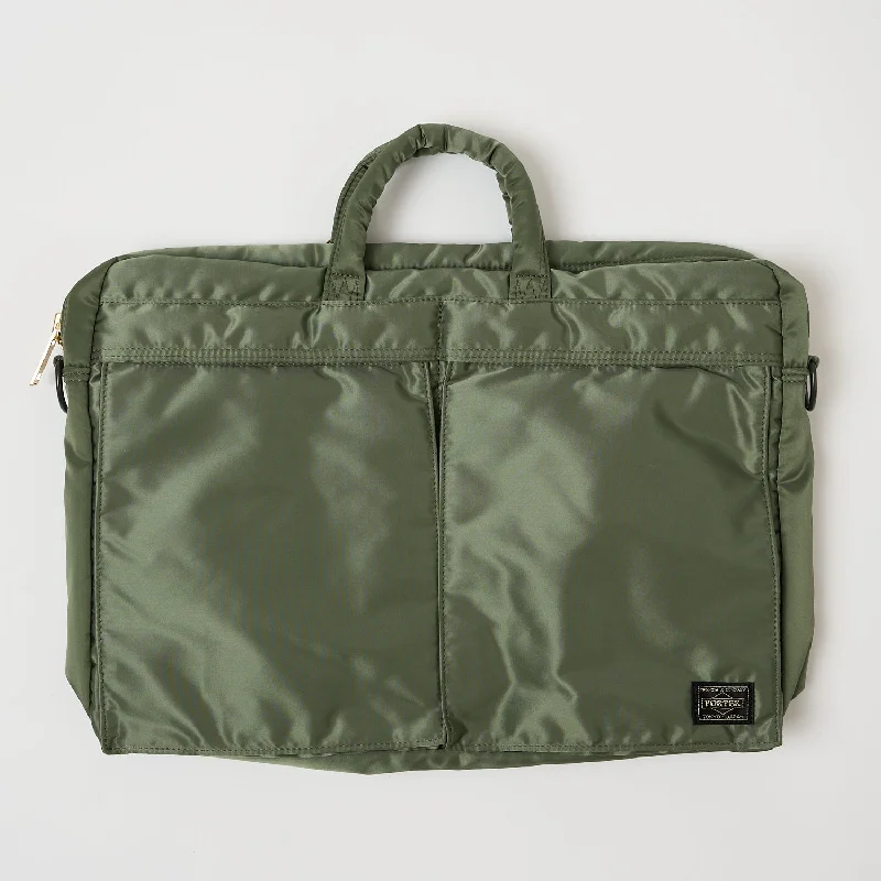 Porter-Yoshida & Co. Tanker 2-Way Briefcase - Sage Green