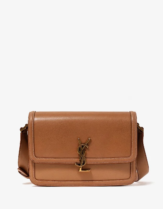 Saint Laurent Brown Solferino Medium Messenger Bag