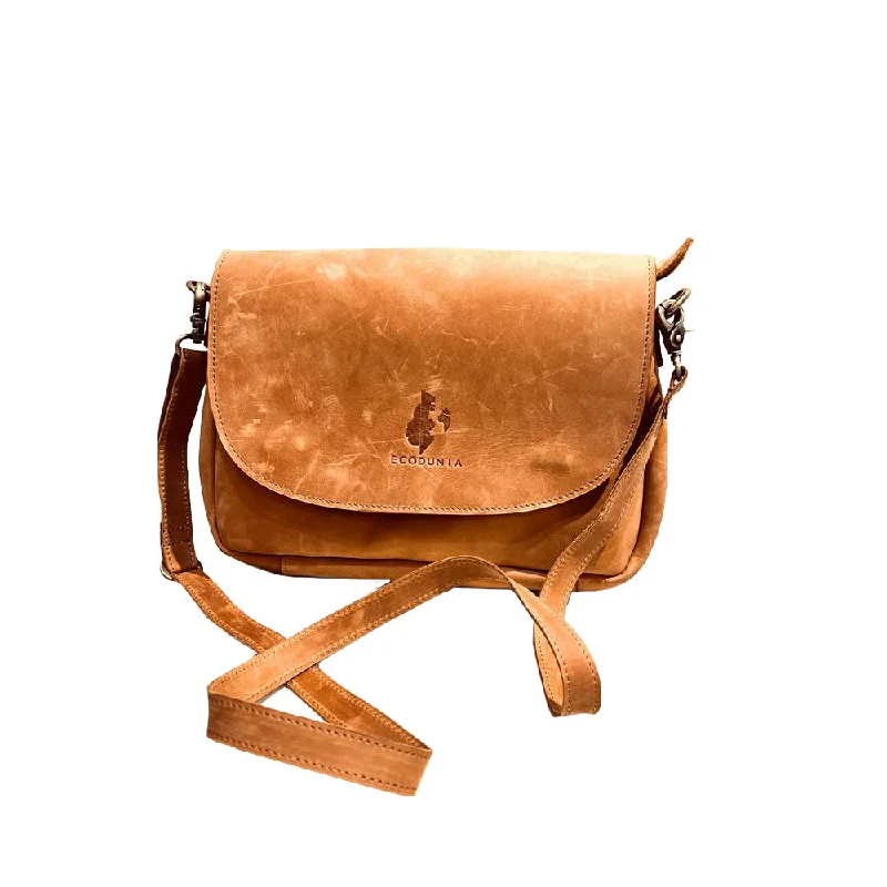 Lamu Cross Body Bag - Distressed Tan